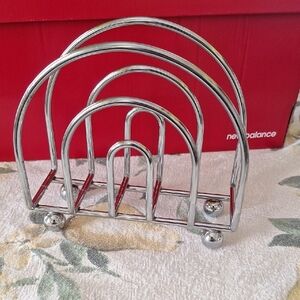 Chrome Metal Letter Holder